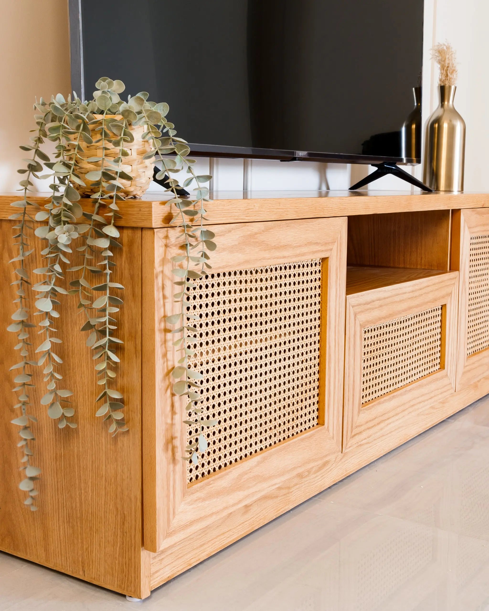 Rattan TV Unit Wasilaah UAE