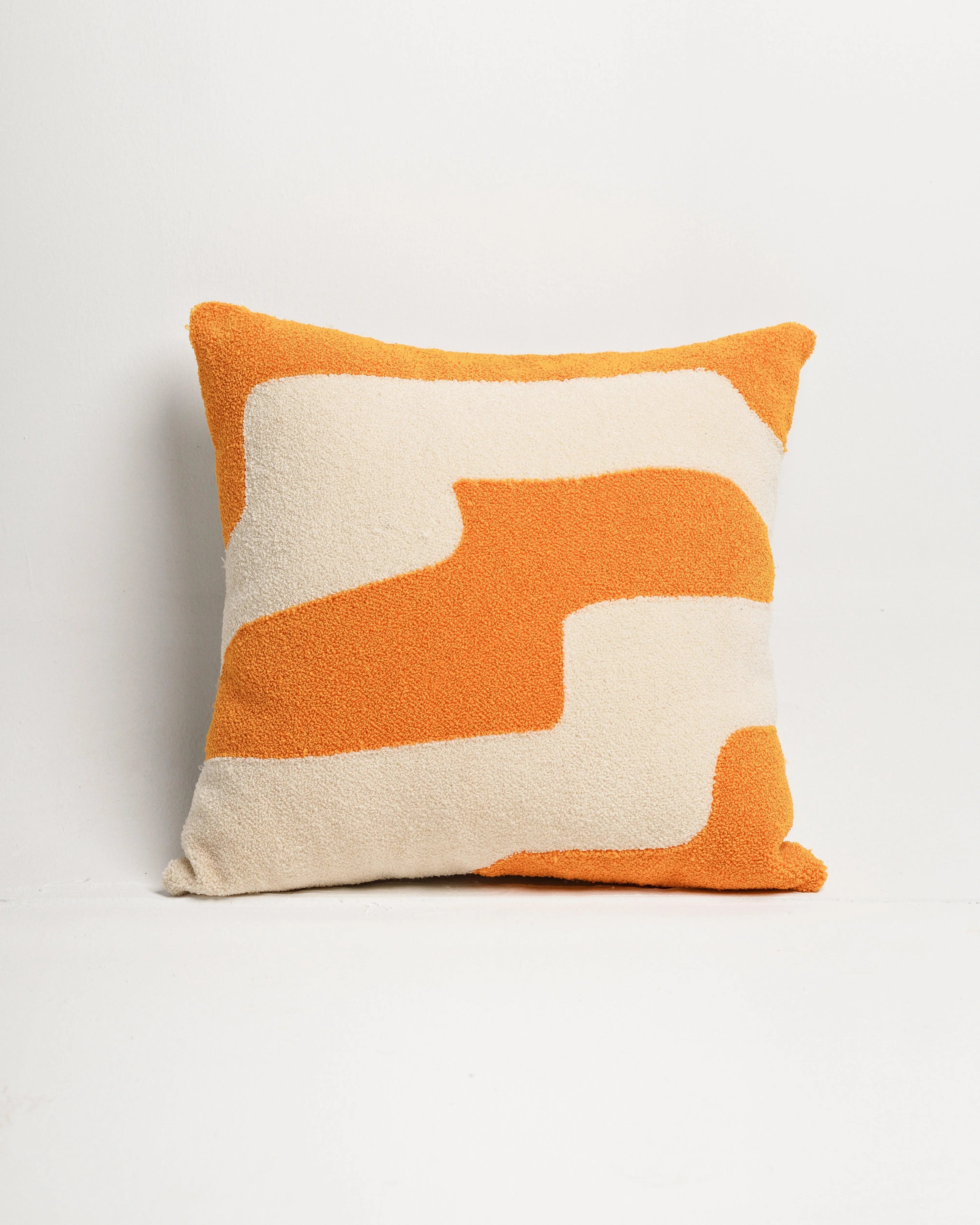 Yellow Spark Tufted Cushion Wasilaah