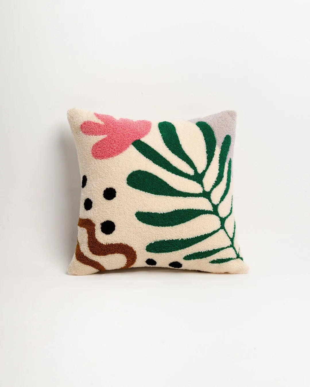 Flower Tufted Cushion Wasilaah